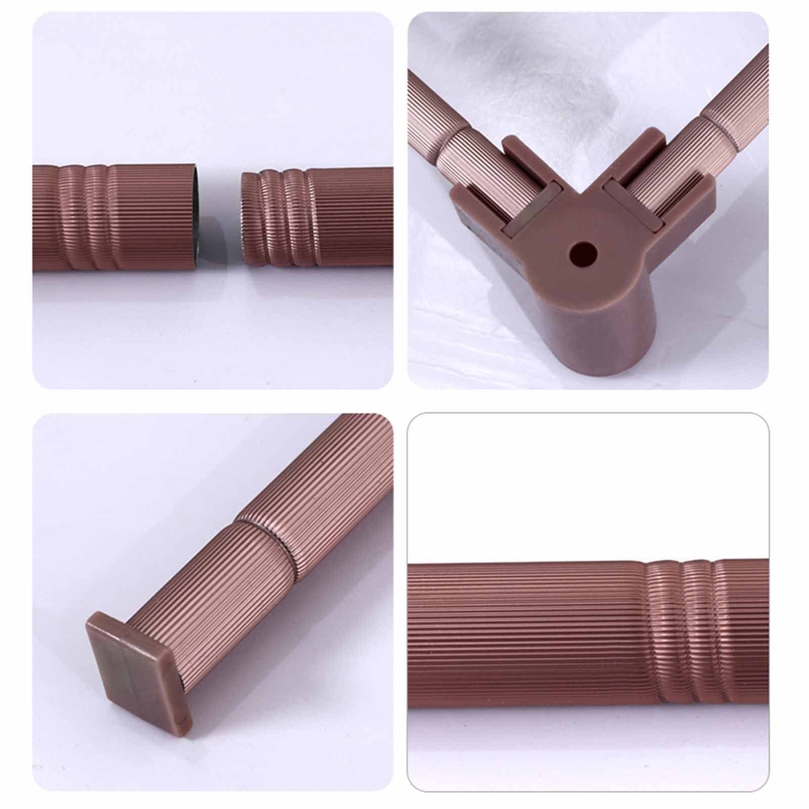 Moskitiera do łóżka 2 m / 6,6 stopy, pyłoszczelna luksusowa osłona łóżka z metalowym wspornikiem, łatwa instalacja (kolor: styl 1, rozmiar: 200 x 220 x 200 cm)