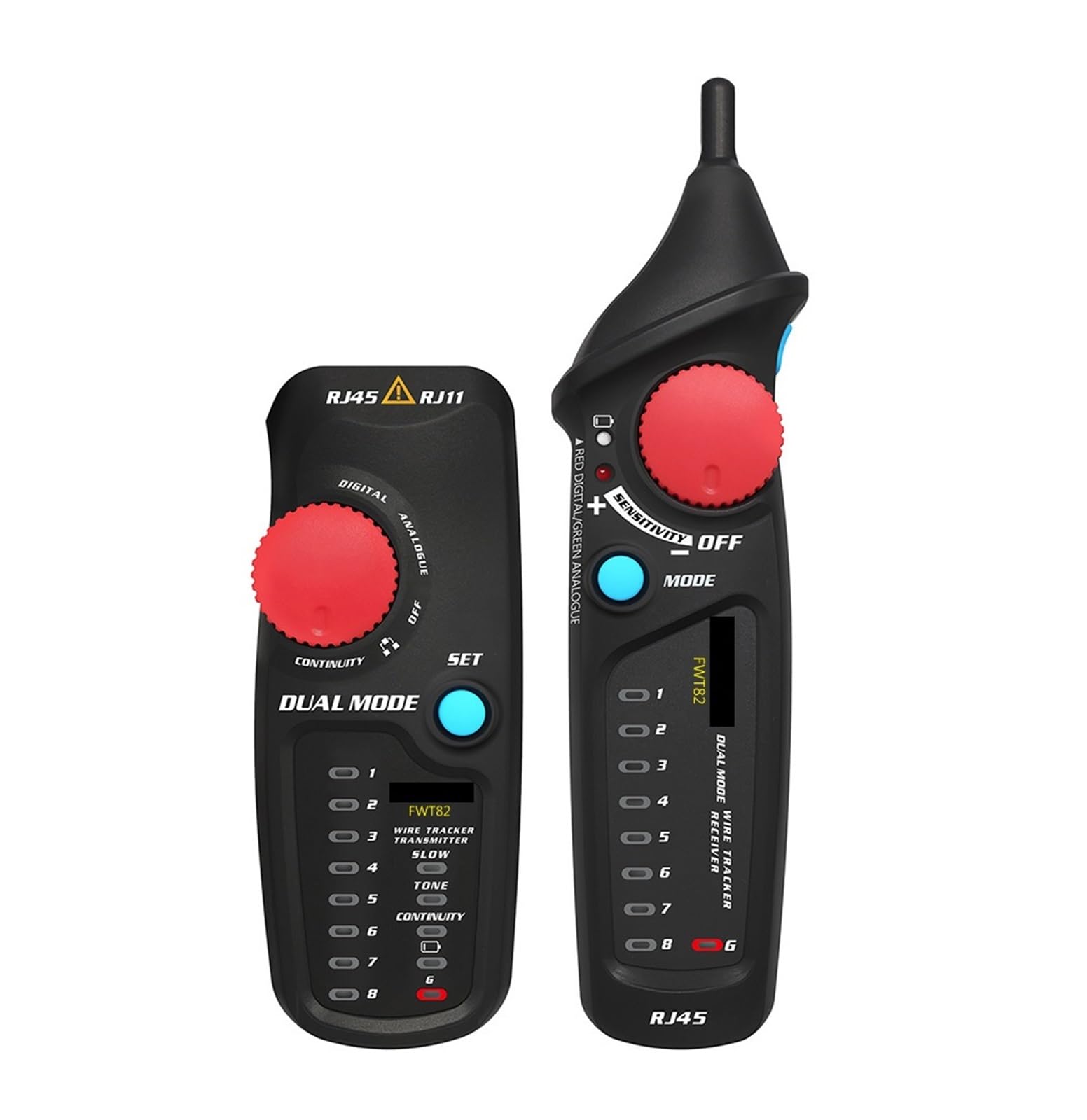 Cable Tracker, Network Cable Tracker Wire Tester Dual Mode RJ45 RJ11 Ethernet LAN Tracer Analyzer Detector Line Finder