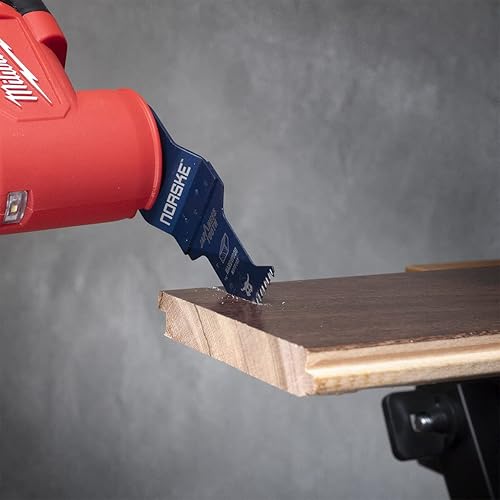 Miniatura 10 de Norske Tools NOTP279 2 34 pulgadas corte al ras de dientes japoneses bimetálico oscilante multiherramienta accesorio cuchilla universal para madera