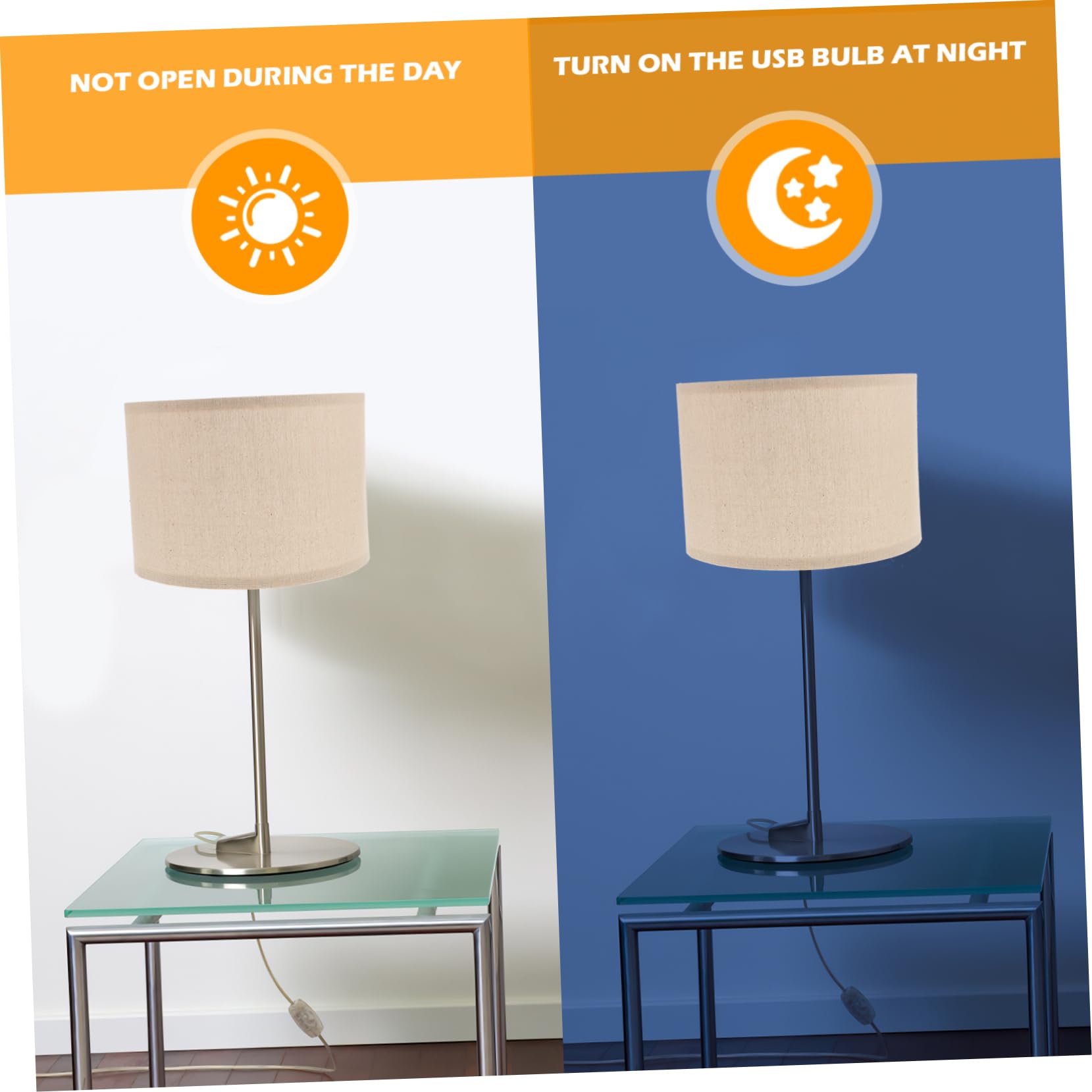 Homoyoyo Abat-jour Cylindrique En Lin Abat-jour Pour Lampe De Bureau Couverture De Lampe Murale Abat-jour En Tissu Abat-jour Vintage Abat-jour De