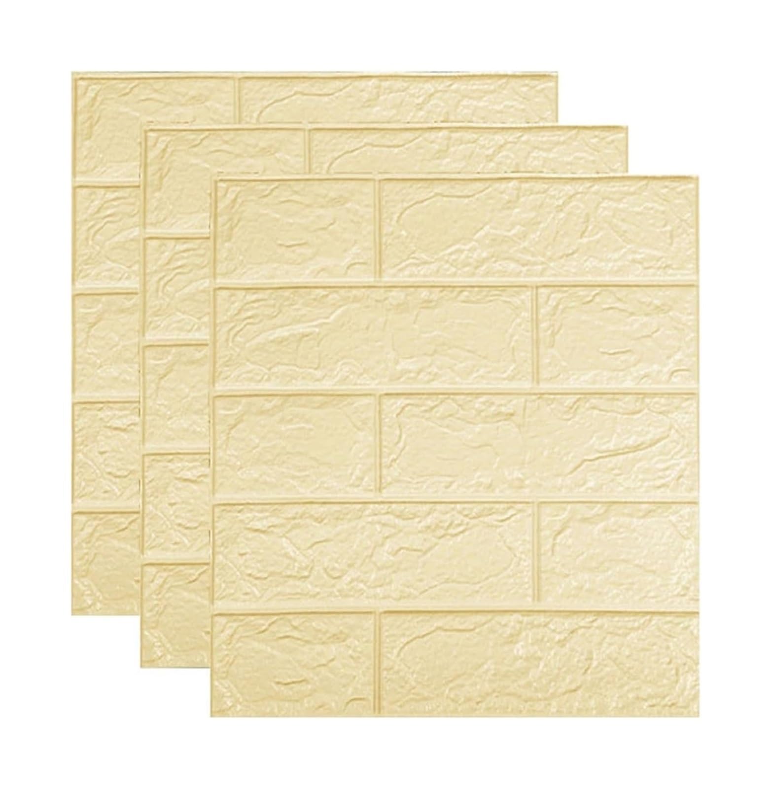 Sdgeryeeg Unique Colour Wall Panels， 35X38.5cm Self-Adhesive Wall Panels Waterproof 3D Covering Peel And Stick For Tv, Bathroom, Kitchen(,10Pcs)