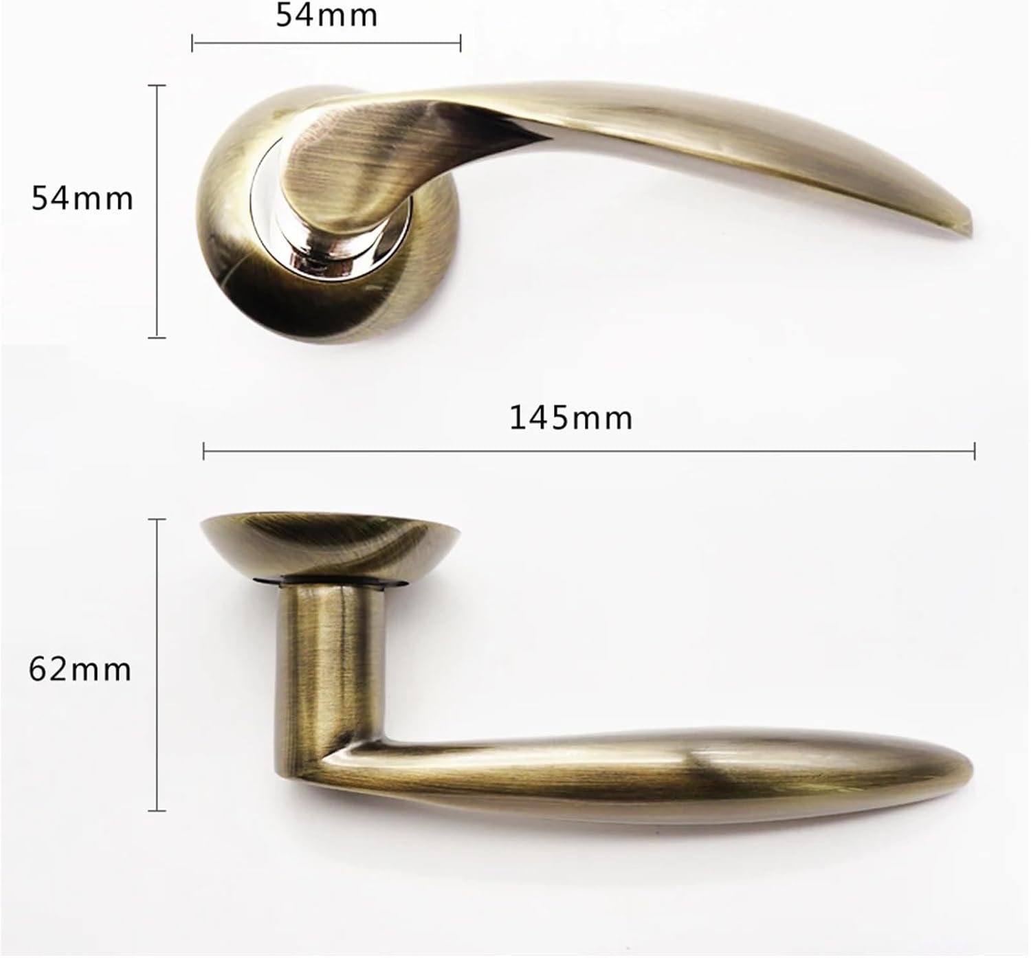 Door Lock Set Modern Bedroom Bathroom Hnalde House Office Hotel Apartment Hardware Handle Knob for Gate Living