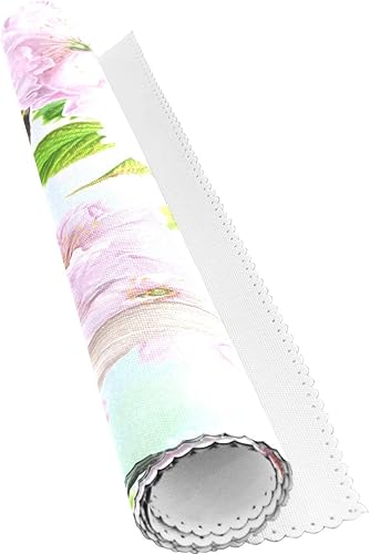 Miniatura 6 de visesunny Spring Bird Colibrí On A Background of Branches The Cherry Blossoms - Manteles individuales con patrón de flores de cerezo, mesa de