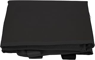 Cama de avião infantil, compacta, relaxante, portátil, confortável, extensor de assento de avião para criança, dobrável para acessórios de viagem de avião(Preto)