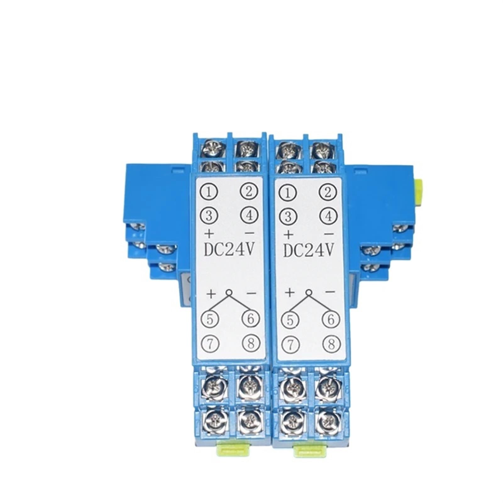 Transmisor de temperatura tipo riel DIN R Módulo sensor R Medición 0-1300 °C Salida 4-20 mA Temperatura del termopar | 0-700C 12VDC
