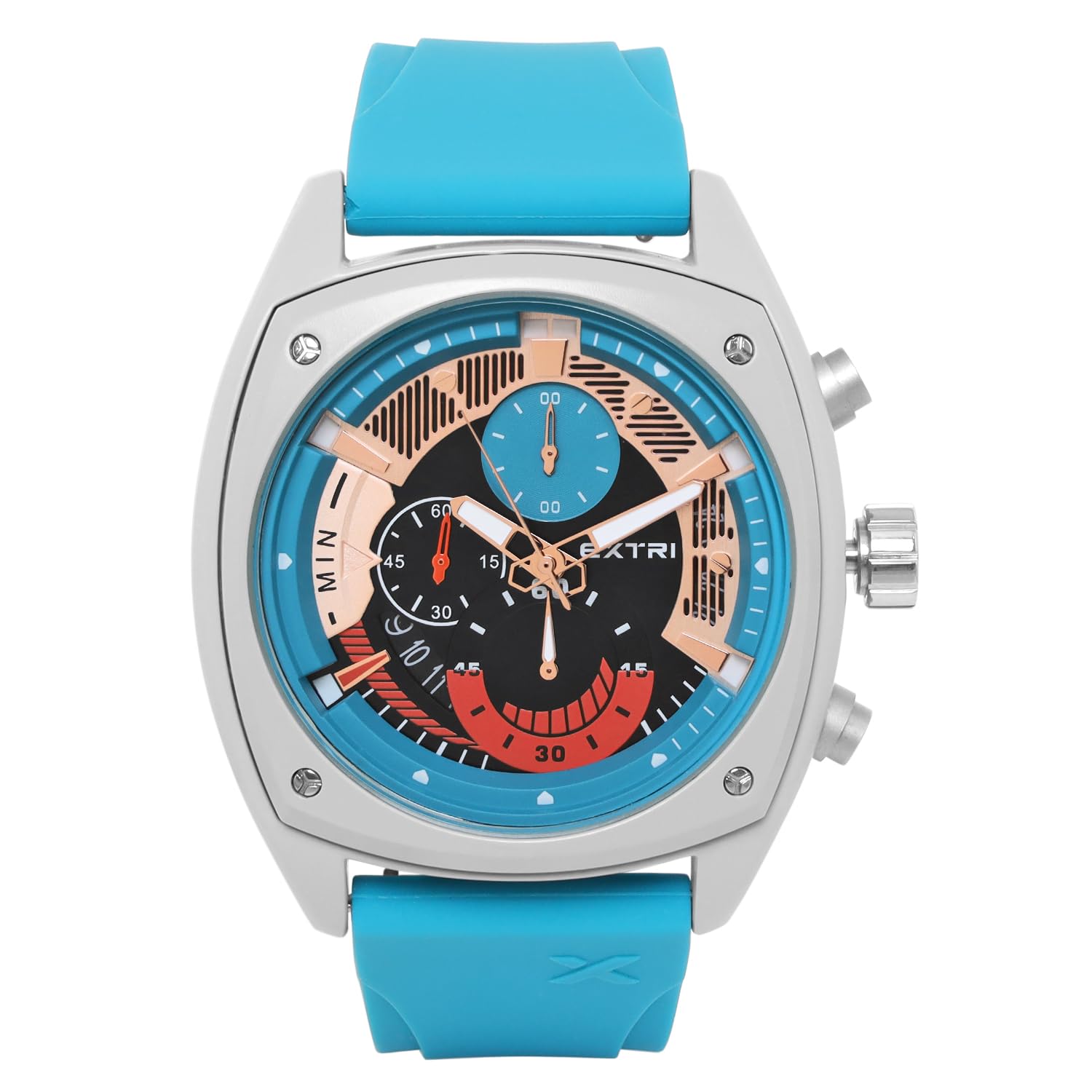 Buy EXTRI Analog Blue Dial Men's Watch-X6056-C at Amazon.in