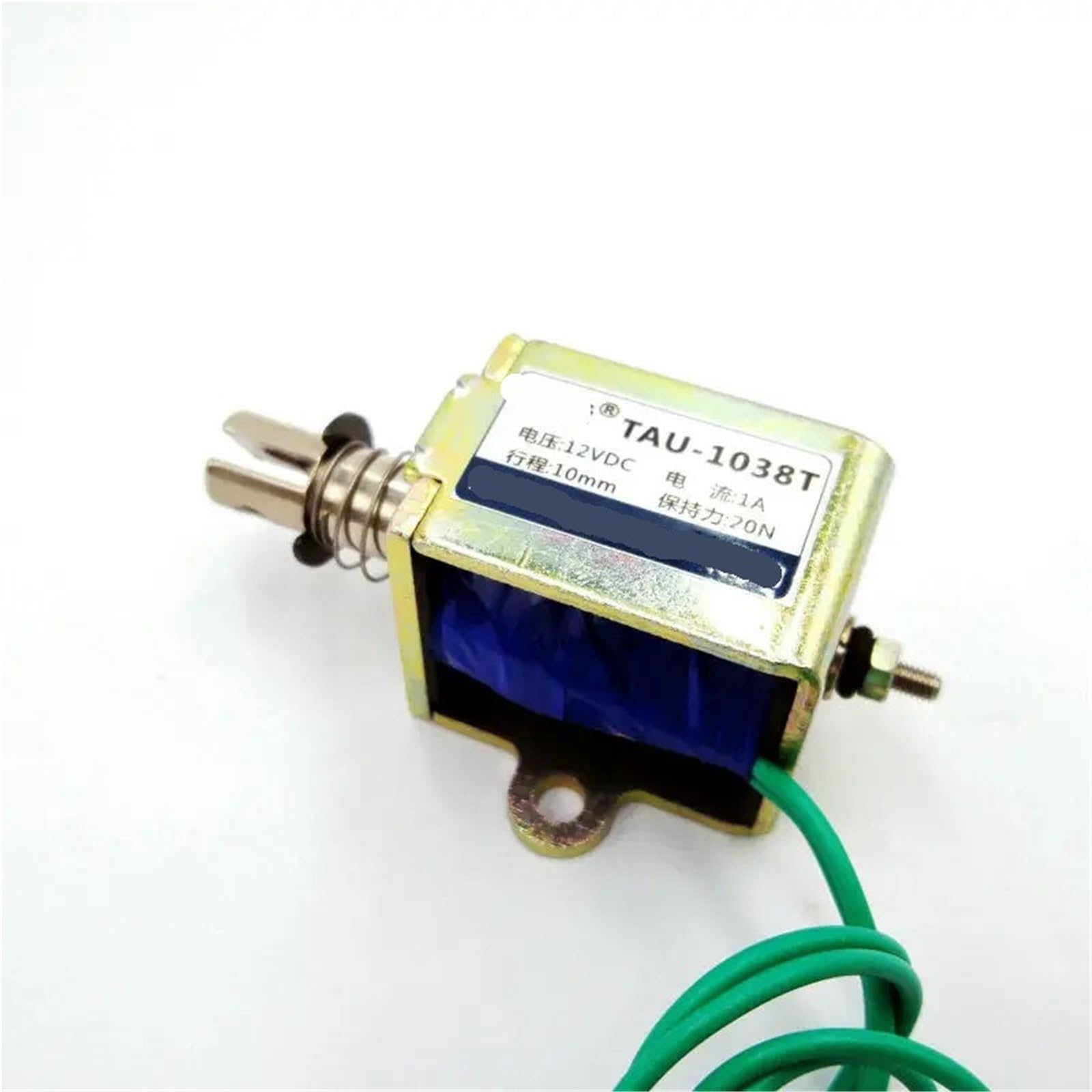 Électroaimant à cadre ouvert TAU1038T 12V 24V CC avec course de 10mm