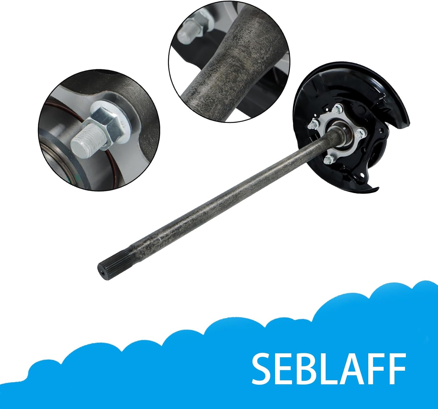 Rear Left Pre-Pressed Axle Shaft Assembly Replacement for 4Runner 2010-2017