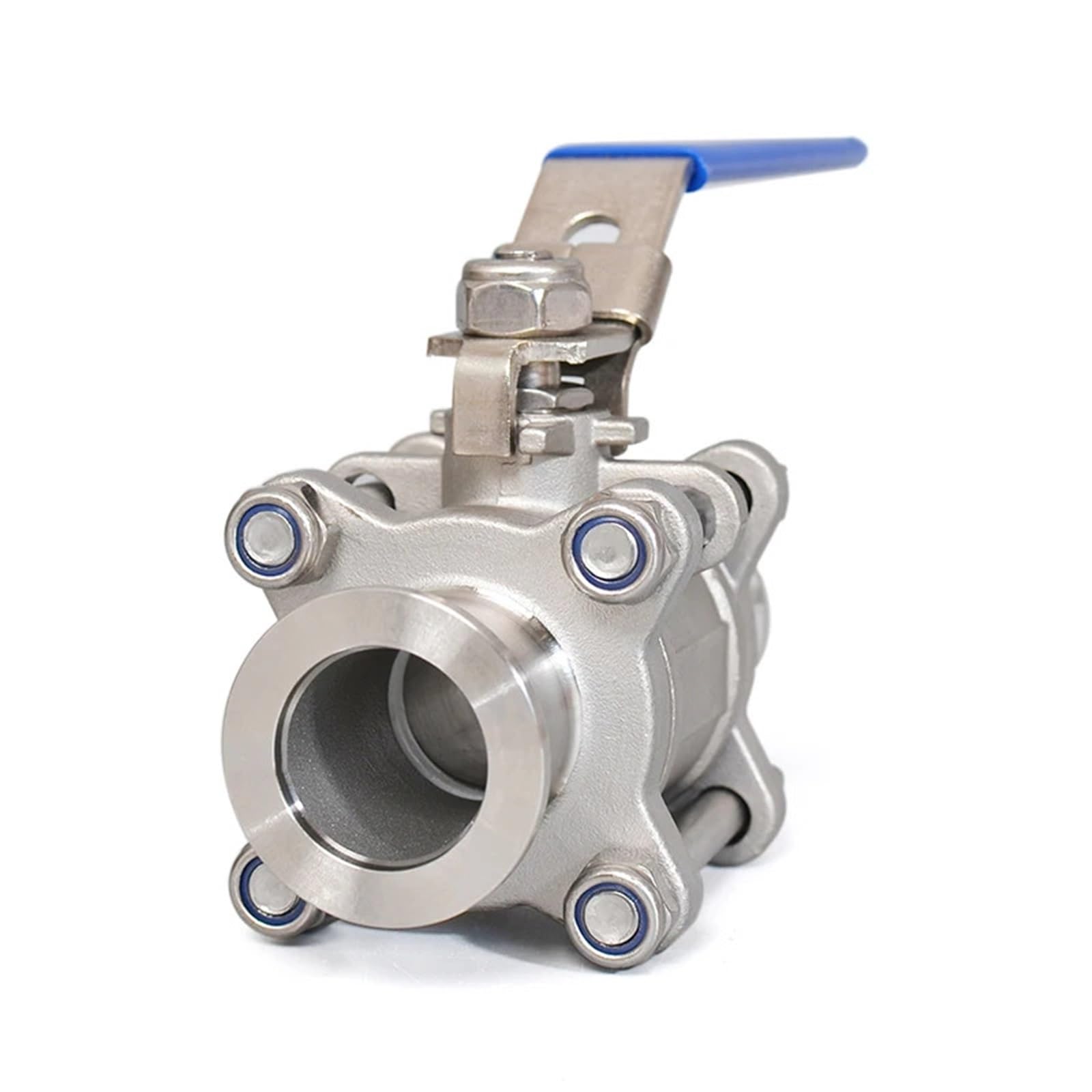 Válvula de Bola de Alto vacío KF de Acero Inoxidable KF16 KF25 KF40 KF50 SUS304, Brida de instalación rápida, válvula de Bola Manual de Tres Piezas | válvula solenoide(KF16)