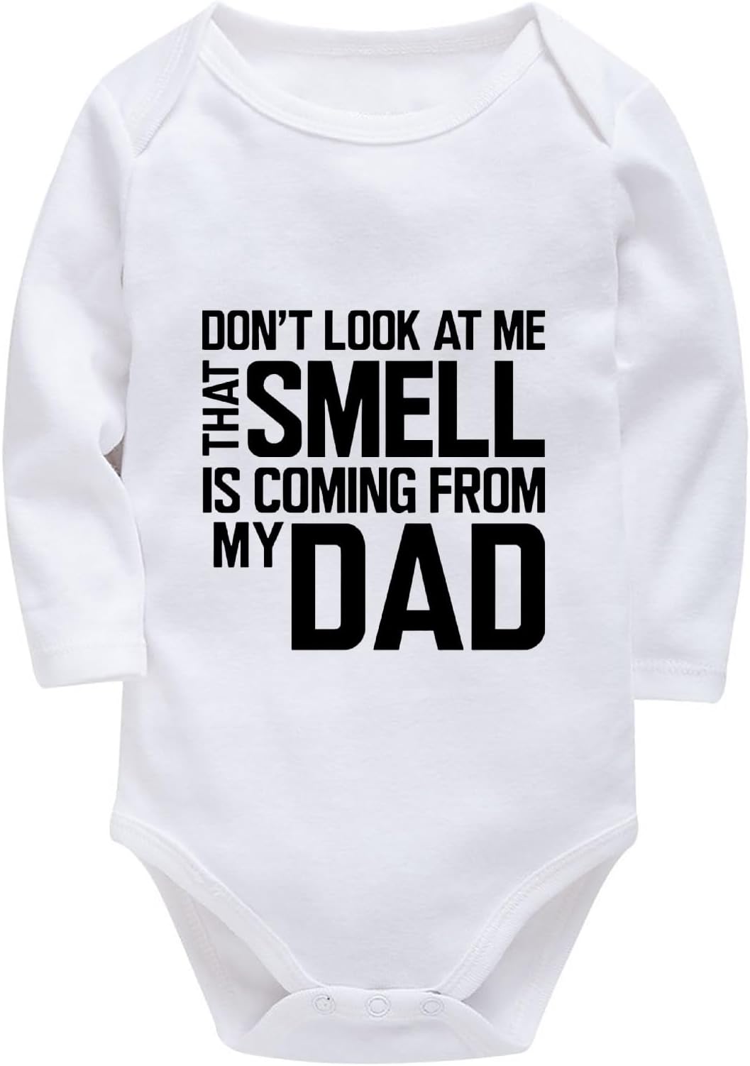 WOOYONGINGHandpicked for Earth By My Great Grandpa in Heaven Onsies Long Sleeve Baby Clothes White