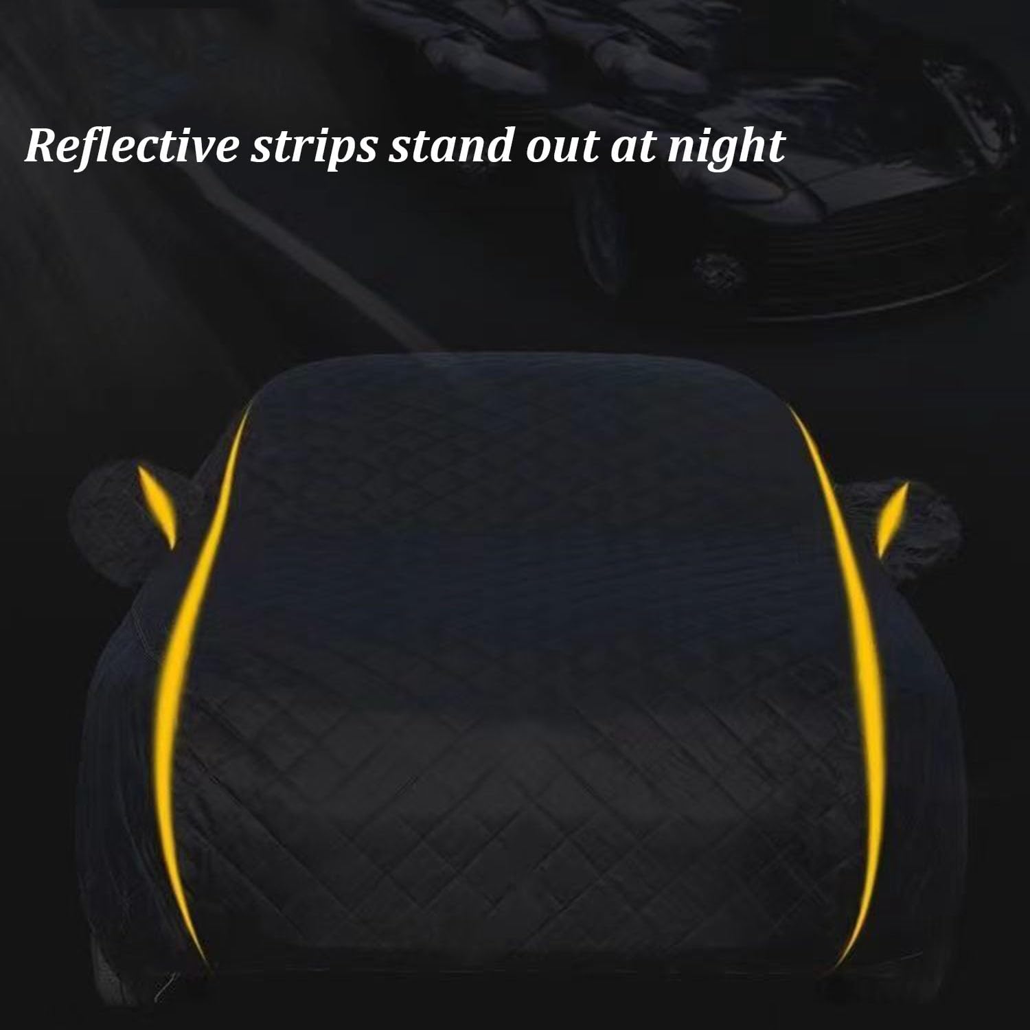 Housse Voiture Exterieur Anti Grêle pour Toyota C-HR 2.0 Hybrid GR Sport, Bâche de Protection Épaissie Contre la Grêle et Intempéries, Imperméable Anti-UV Respirante Doublure en Coton