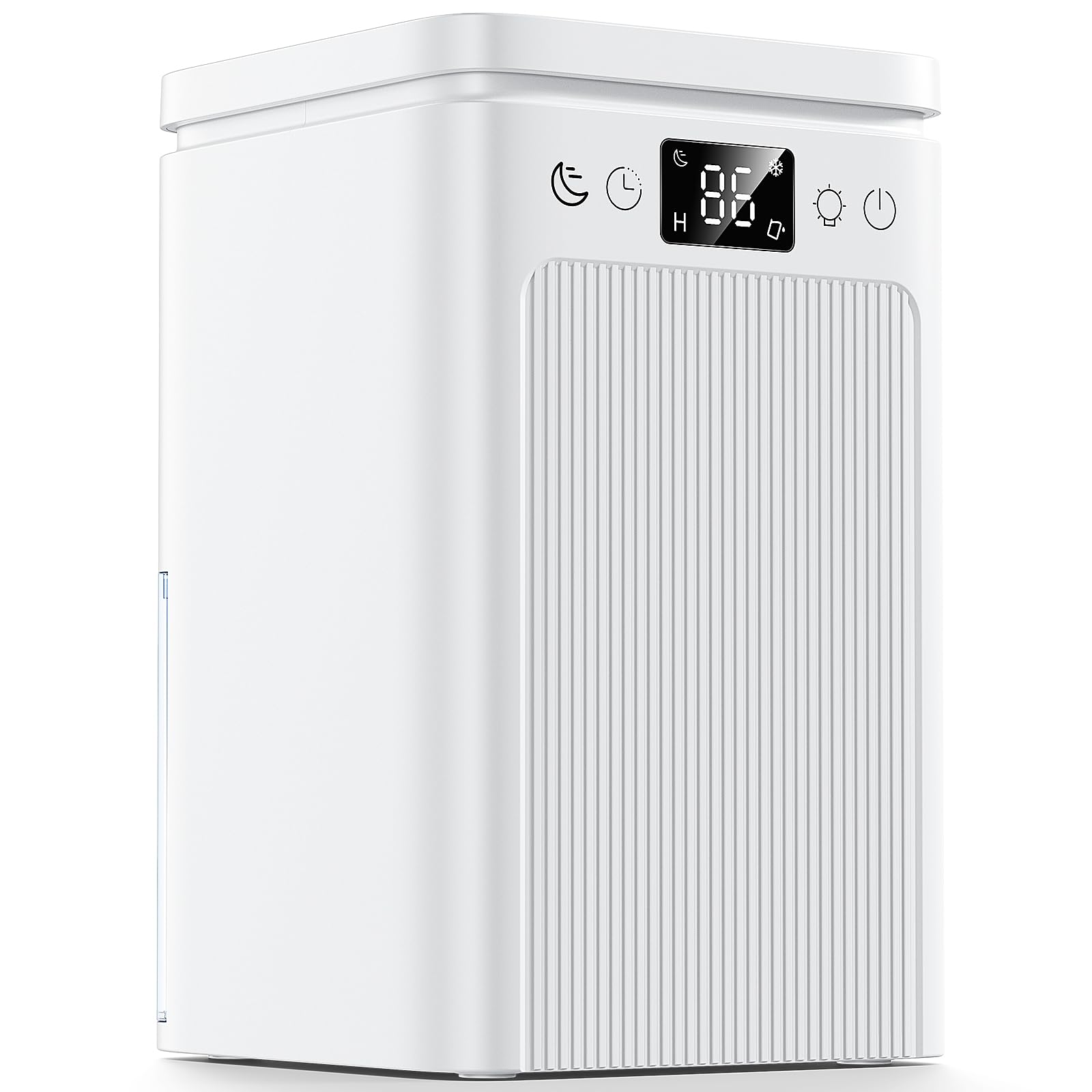Déshumidificateur D'air Portable 2,2L - Minuterie 6/8/10h, Arrêt Automatique, Silencieux - Pour Chambre, Salle De Bain Jusqu'à 25 M² - 6
