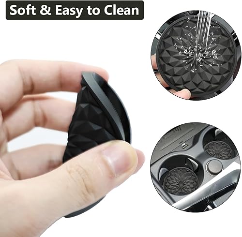 Miniatura 5 de Portavasos universal para automóvil, universal, impermeable, antideslizante, a prueba de tambores, a prueba de derrames, accesorios para el interior