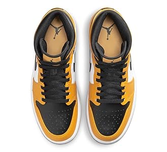 Amazon | Jordan 1 Mid メンズ シューズ, タクシー/ブラック
