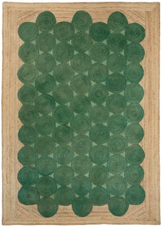 ARTS OF JAIPUR Collection - Alfombra de yute trenzada a mano de 3 x 10 pies, alfombra decorativa de yute para interiores, cocina, pasillo, pasillo,