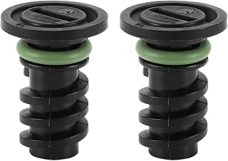 1 Set Oil Drain Plug for Mercedes-Benz C63 for AMG 2016-2018 Engine Oil Pan Drain Bolt Screw Thread Repair with O Ring Black Green Rubber Plastic