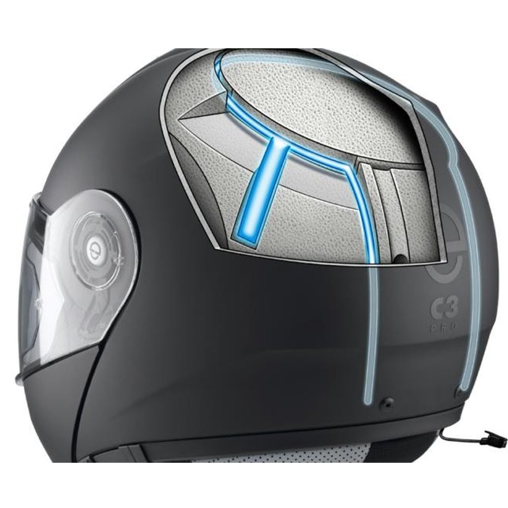 Schuberth C3 Pro Motorcycle Helmet Gloss White Xl 60 61