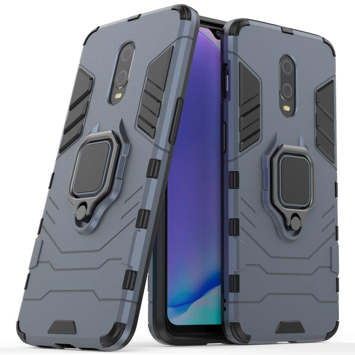 LuluMain Compatible With Galaxy S9 Case, Metal Ring Grip Kickstand