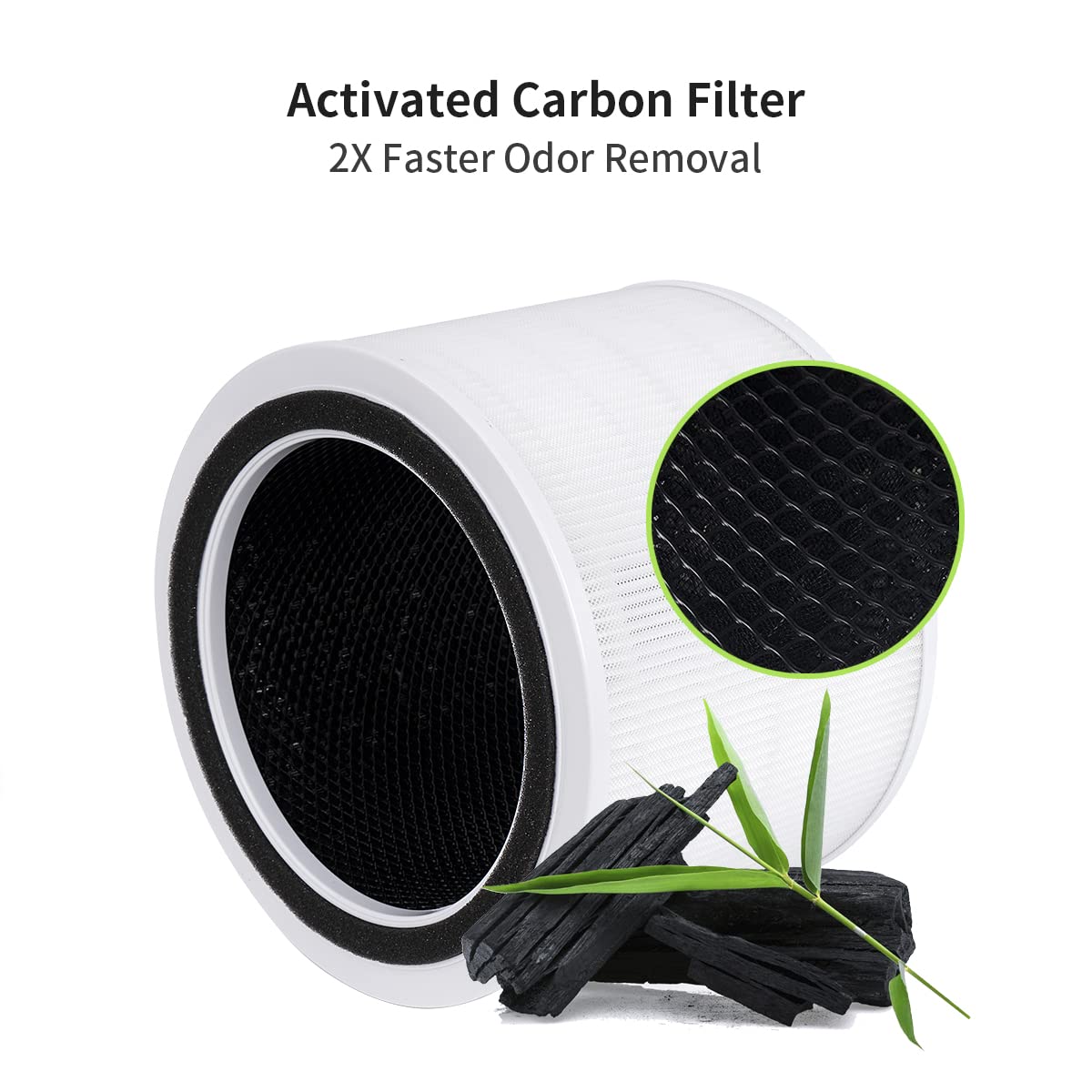 2 Filtri Di Ricambio Per Purificatore D'aria LEVOIT Core 200S