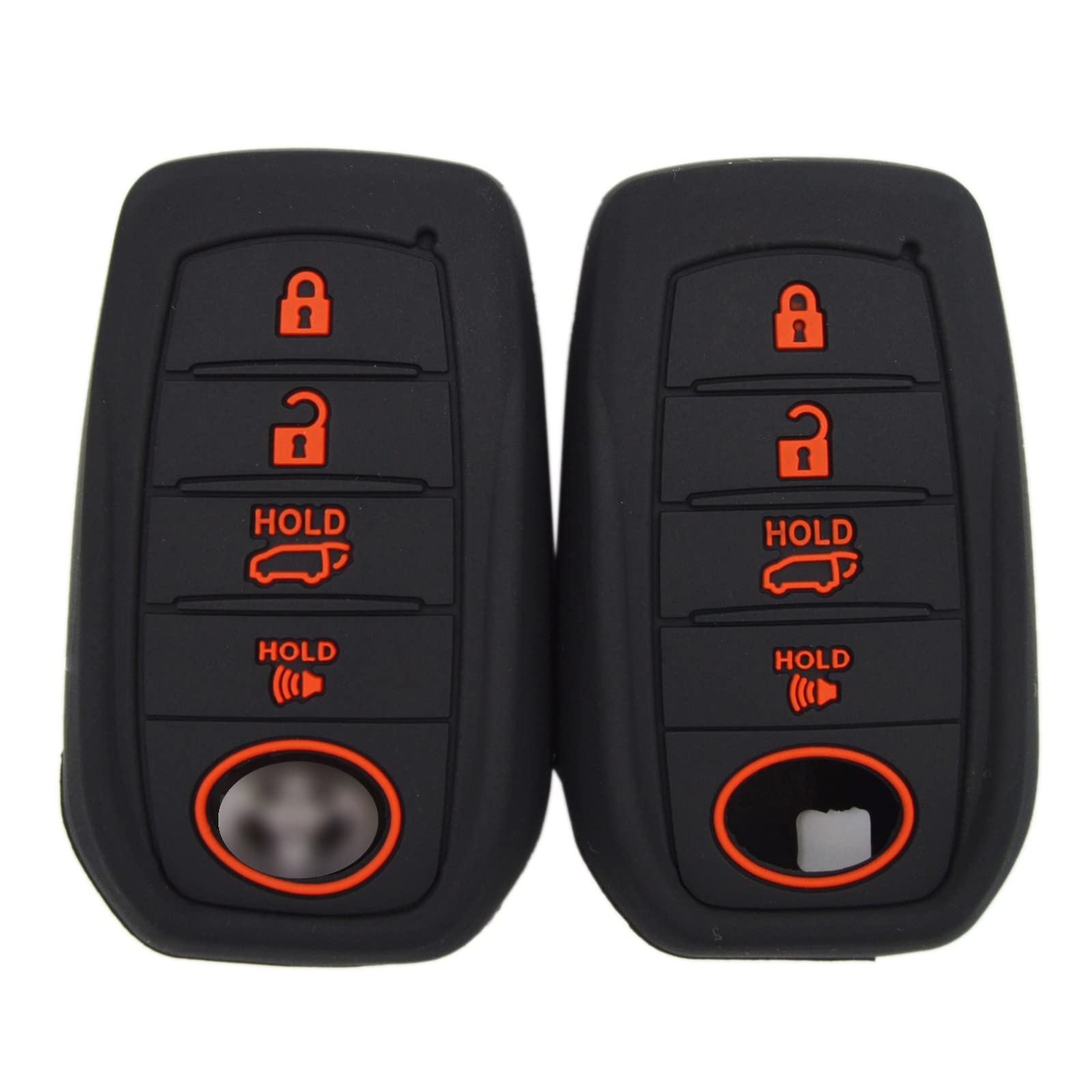 2*Silicone Fob Remote Key Cover For 2022 2023 2024 TACOMA Toyota - Foto 6