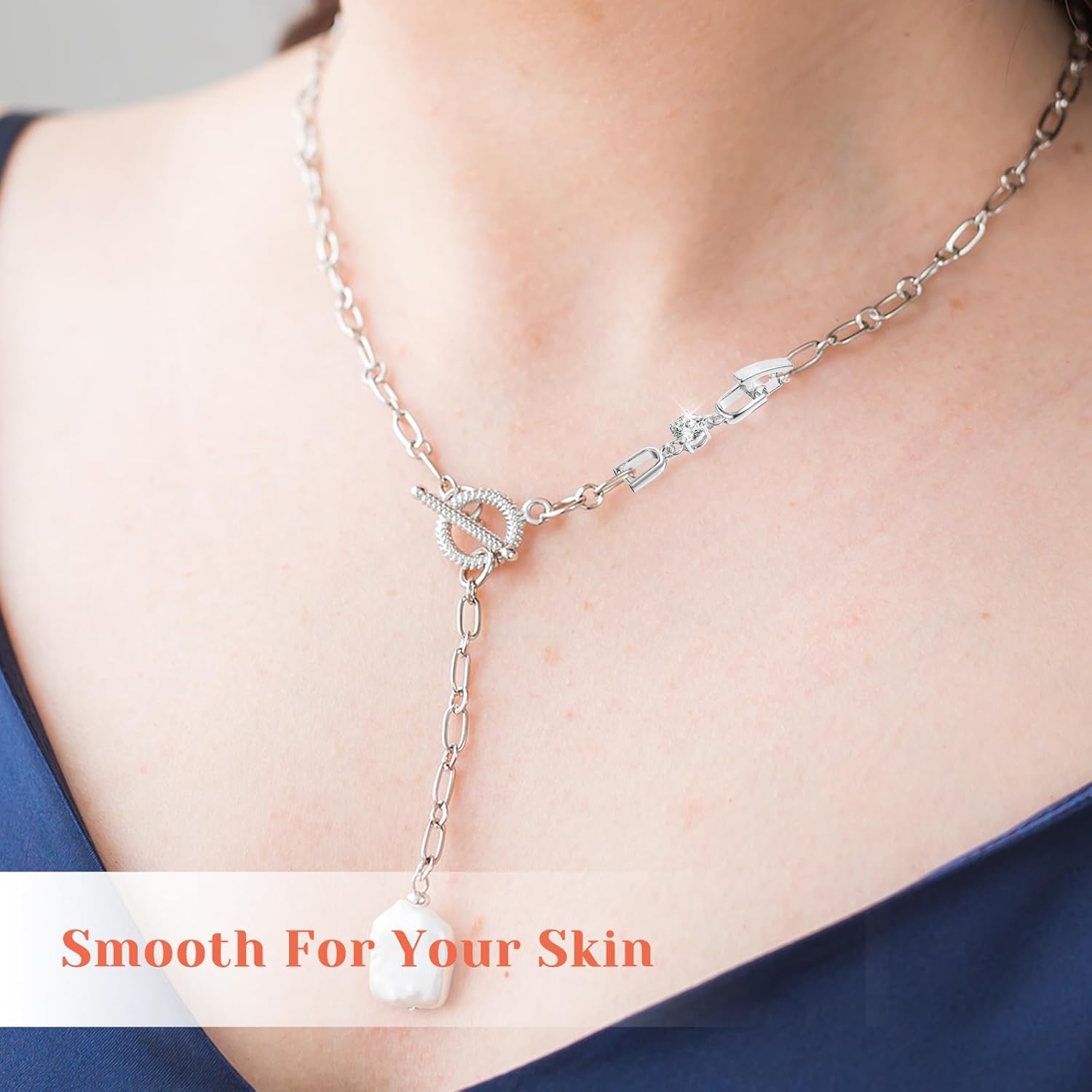 3pcs Necklace Bracelet Extenders, Crystal Rhinestone Foldover Extension Clasp Set Gold/Silver/Rose Gold Plated for Bracelet Necklace and Jewelry Making,1.1x0.2 Inch - Image 5