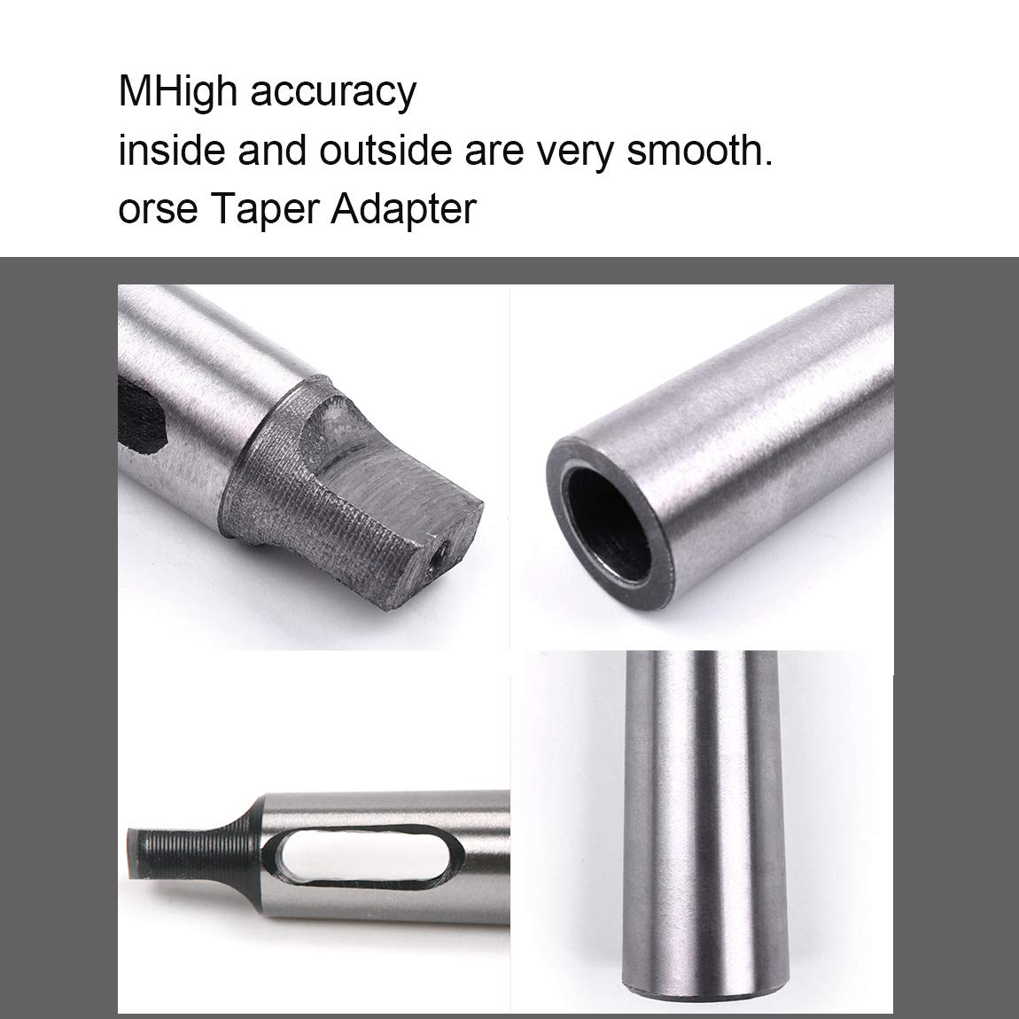 ATOPLEE Cône Morse douille de perçage Réduction adaptateur pour tour de fraisage (MT2 à MT1, MT3 à MT2, MT4 à MT3,3pcs)
