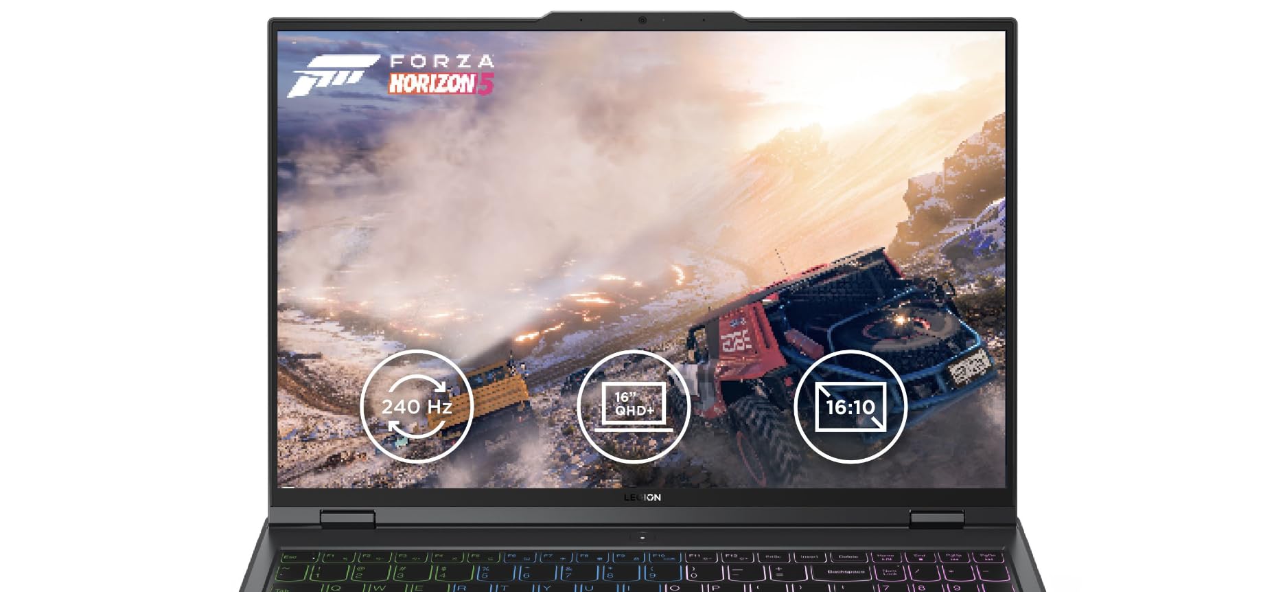Lenovo Legion Pro 5 16IRX9 Gaming Laptop with LA1 AI Chip, 16" 2.5K 240Hz Display, Intel i7-14700HX, 32GB RAM, 1TB SSD, RTX 4070 8GB, RGB Eng-Ar KB, Win 11, Onyx Grey - [83DF0062AX]+2Yrs Premium Care