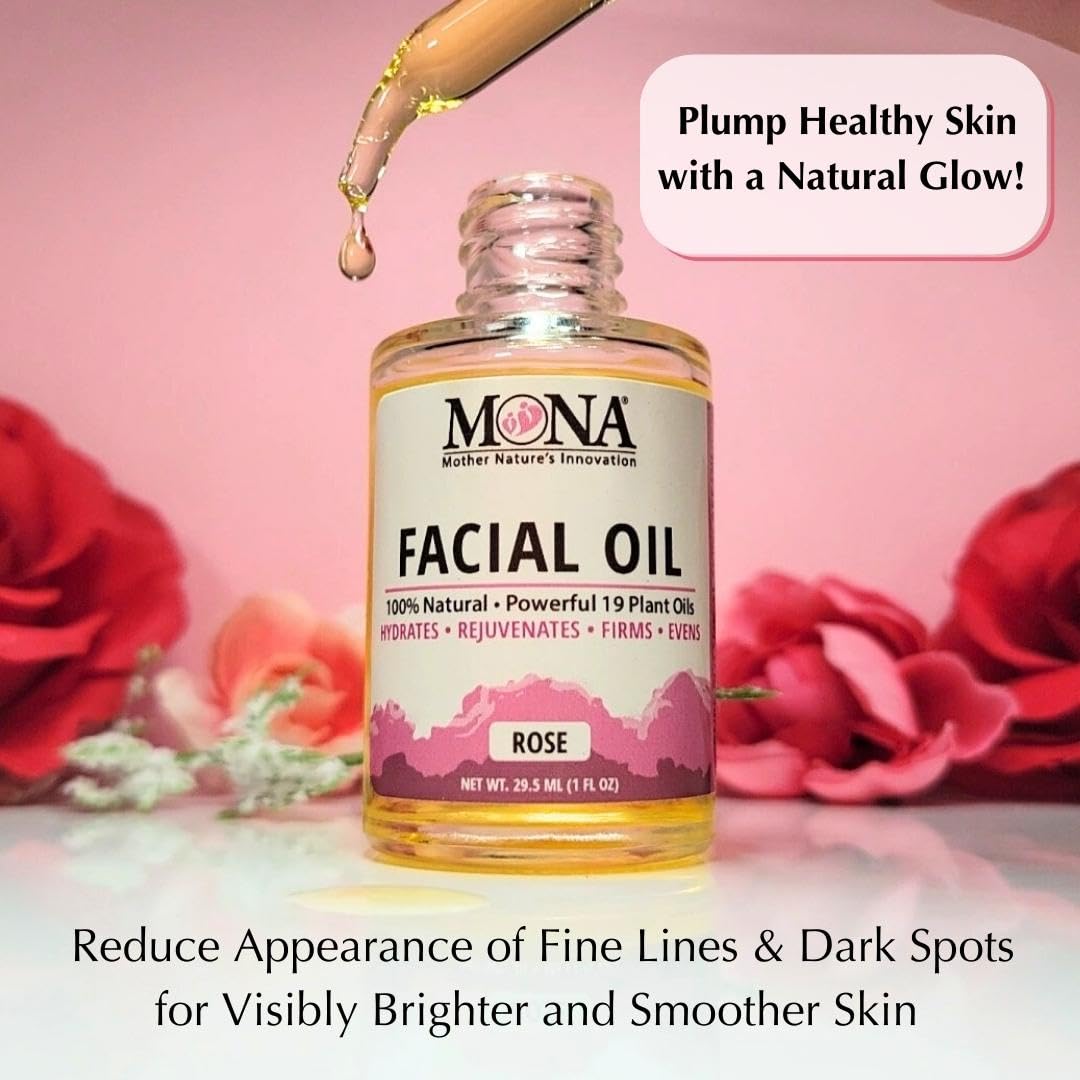 Amazon.com : MONA Brands Natural Face Oil with Rosehip, Vitamin E