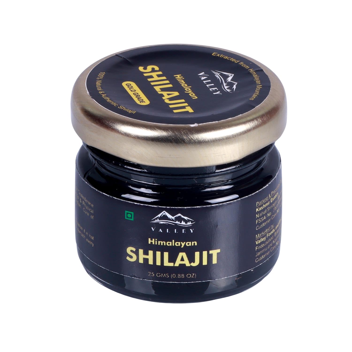 Valley Himalayan Pure Kashmiri Shilajit - 25g | Authentic Resin Form | Sourced from 18,000 ft Himalayas | Energy, Immunity & Stamina Booster | Lab-Tested Fulvic Acid Rich Shilajit - Image 4 thumbnail