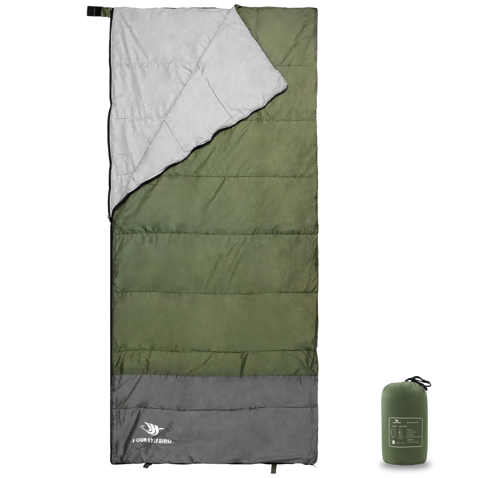 Envelope Sleeping Bag Three Seasons Constant Temperature Sleeping Bag Suitable for All Ages Indoor Hotel Accommodation or Outdoor