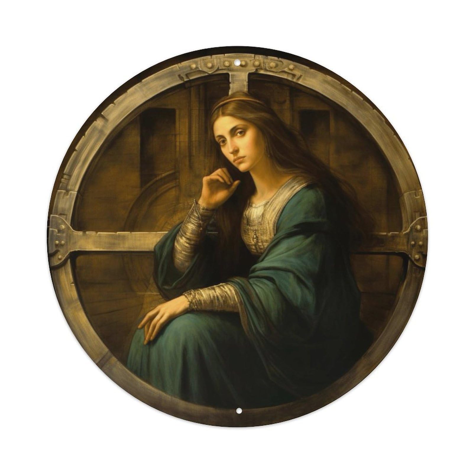 Religious The Great Virgin Mary Metal Tin Sign