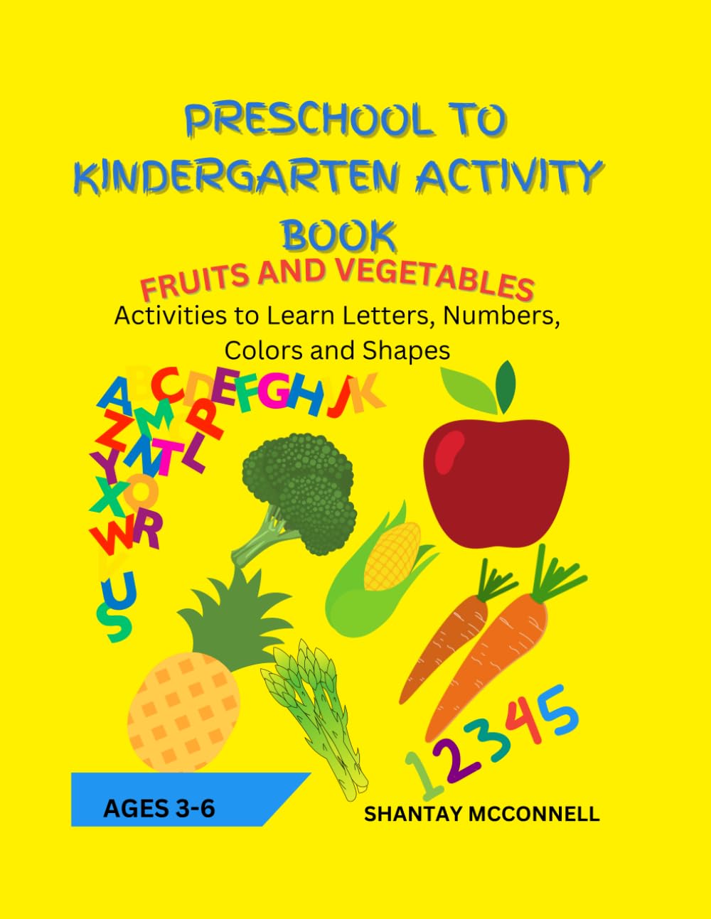 Fruits & Vegetables Activity Book