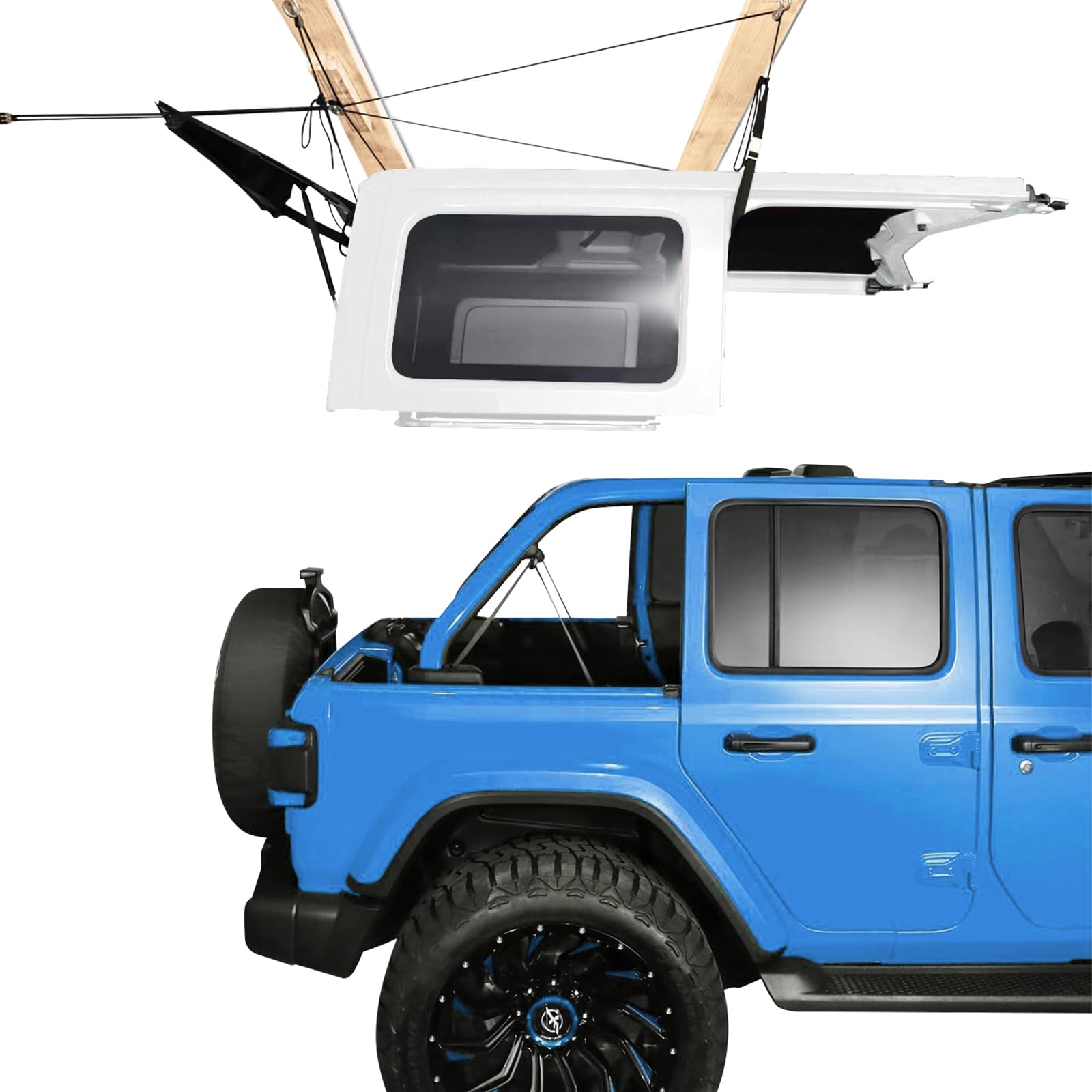 Hard Top Removal Lift for Jeep Wrangler JL JK TJ Ford Toyota &amp; More