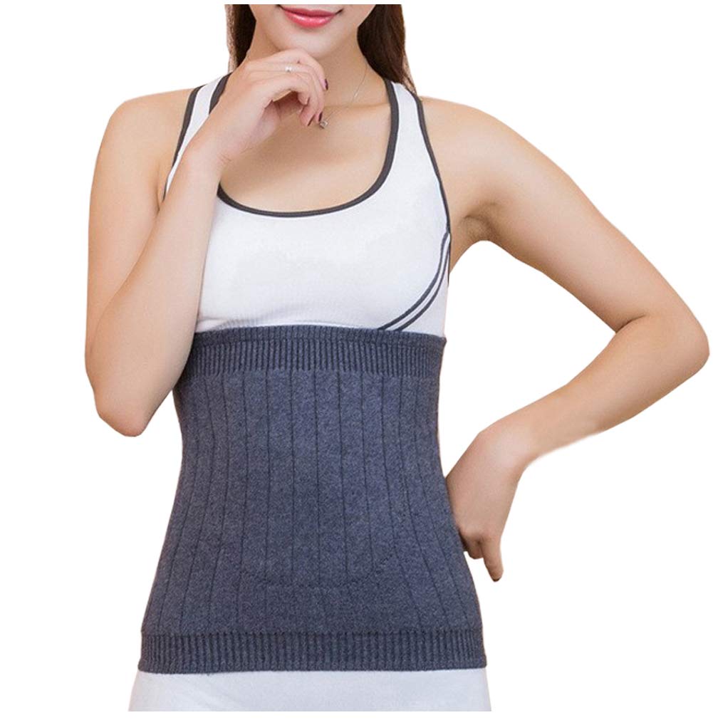 Buy Thermal Lumbar Support with Heat Pack Pouch Cashmere Knit Lower Back Brace Stomach Kidney