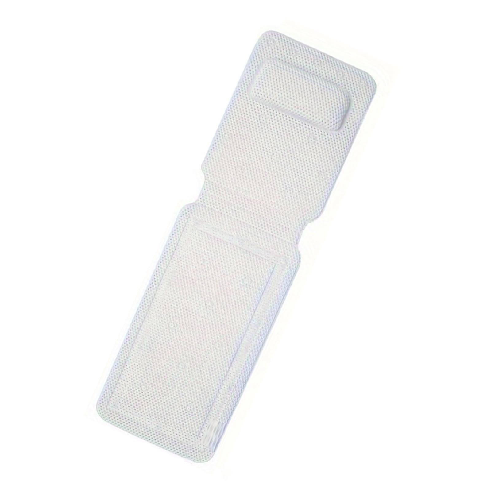 Bathtub Mat with Headrest Pillow, PVC Foam Cushion & Ventilated Design for Quick Drying Bath Accessory PVC Foam Bath Mat with Pillow