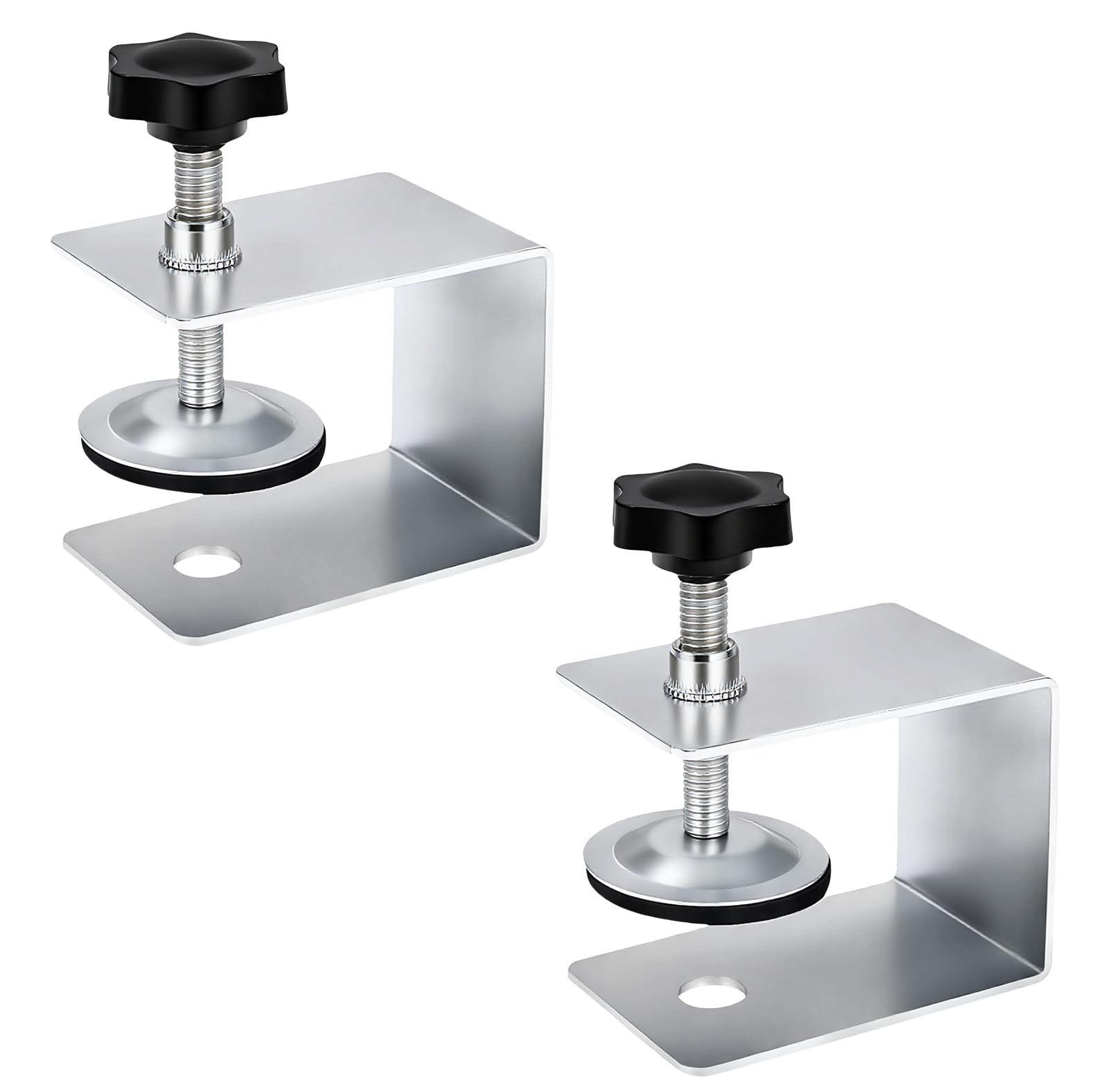 U Shape Furniture Fastener Clip Rustproof Mounting Hardware for Shelving Fine Woodworking Projects Antislip Twist Caps Metal Clamps