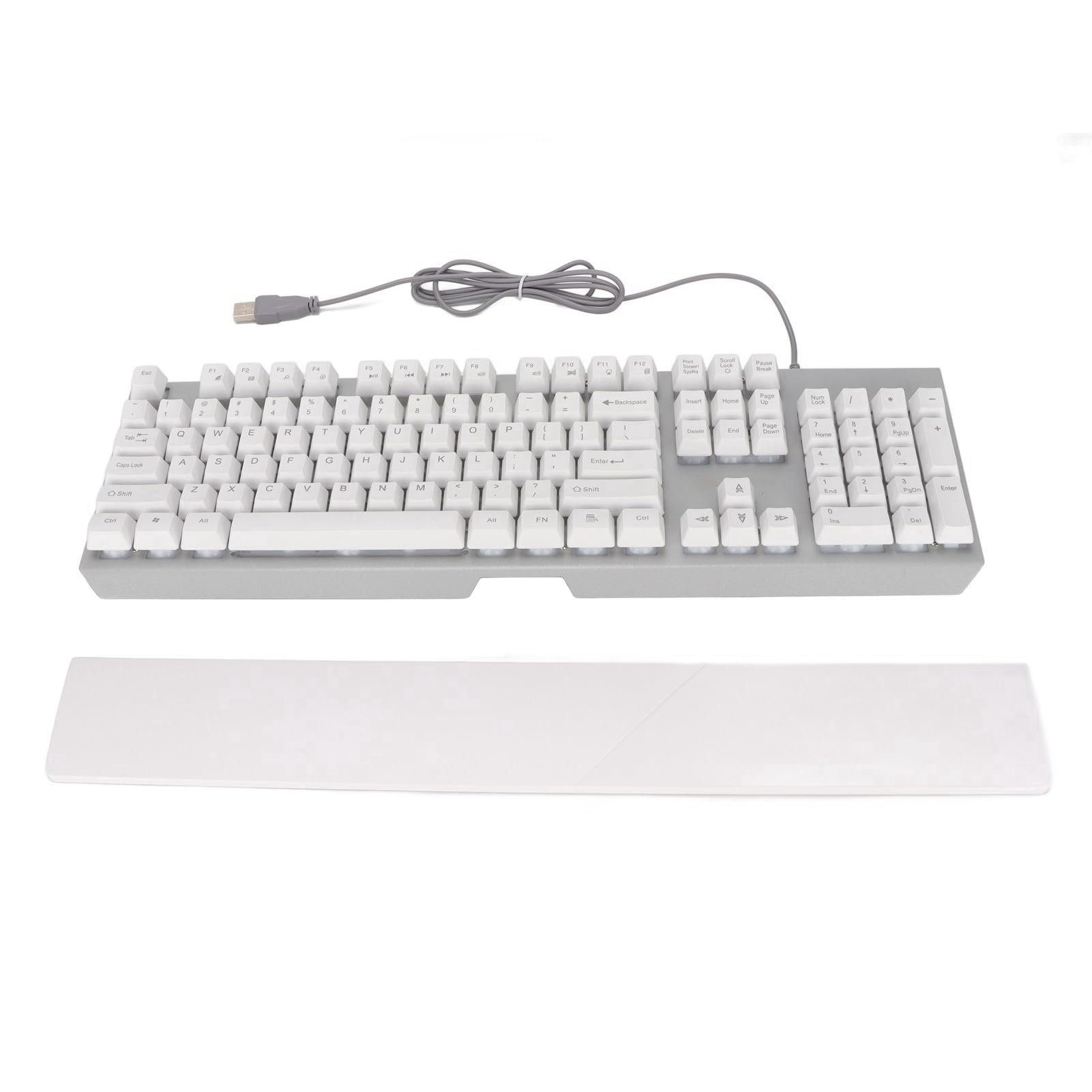 Cocoarm Tastiera Cablata RGB 104 Tasti, Caratteri Incisi Al Radium (GK60