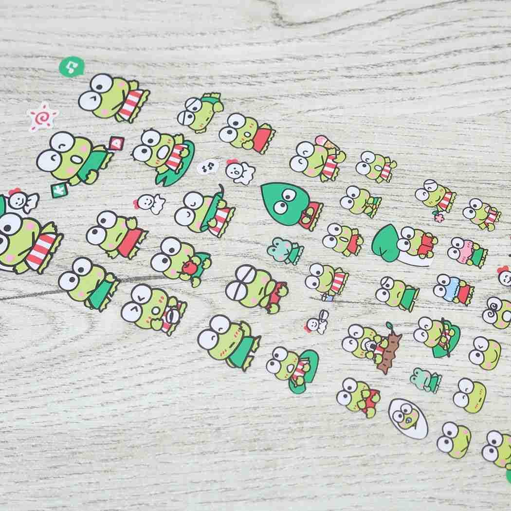 Amazon | けろけろけろっぴ[シールシート]4サイズステッカー