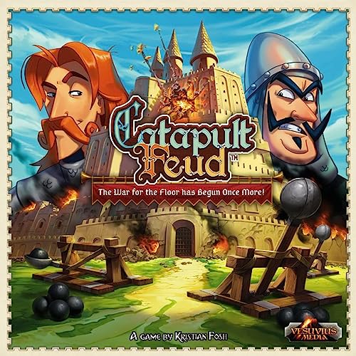 Consejos y comparativas para Comprar Juego construir castillos - los mas comprados. 27 Vesuvius Media Catapult Kingdoms Juego de mesa (KICKSTARTER Exclusive) Listo, apunta, lanza las catapultas, derriba a todas las tropas de tu oponente para ganar.