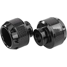 2Pcs Fork Frame Sliders Crash for Lifan E3 2020-2026,Protectors Wheel Crash Protector Falling Protection Safety Gear Shock Aluminum Alloy Material,Black