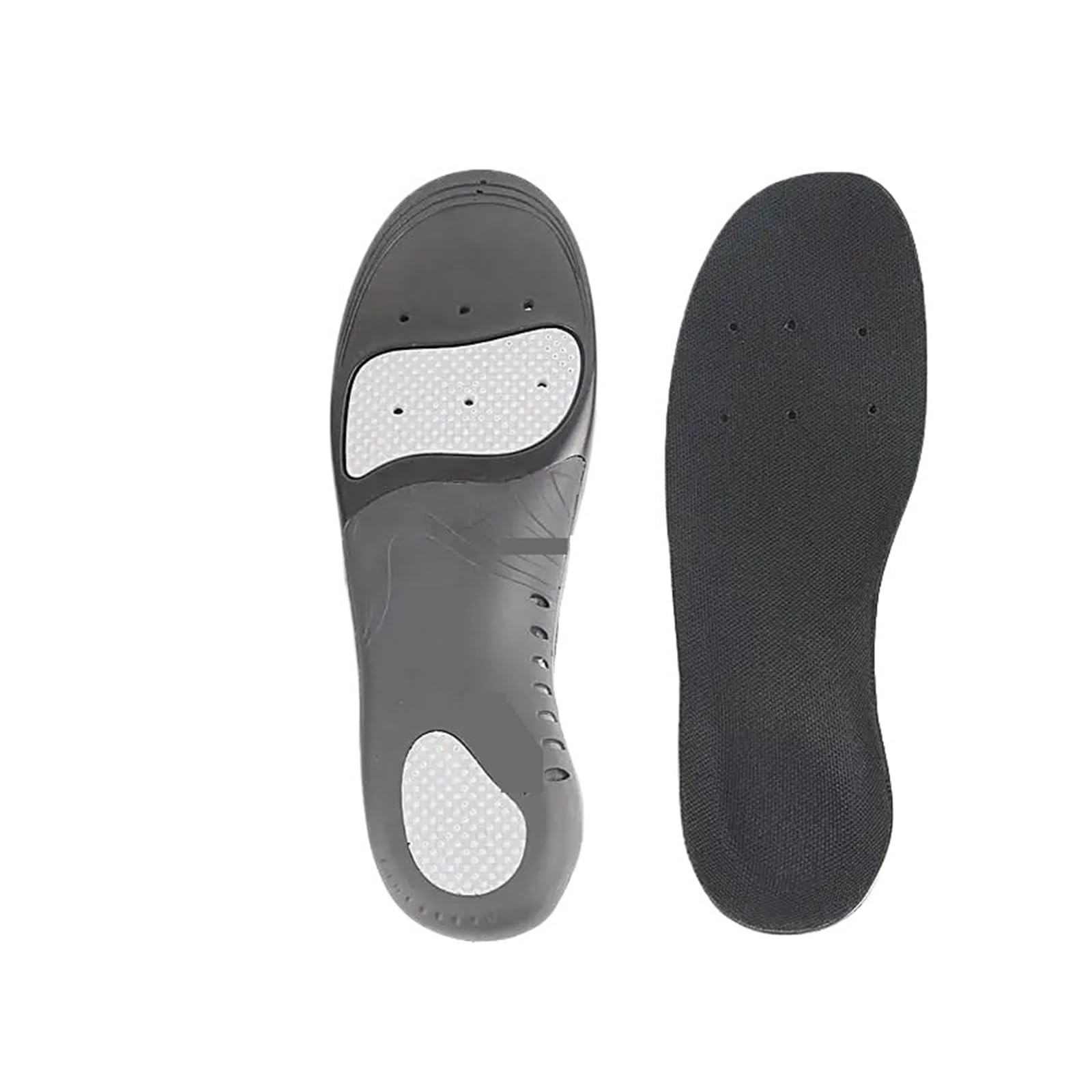 Plantillas ortopédicas plantares cómodas | Almohadilla for calzado deportivo con soporte for el arco, suela de zapato, talla 36-50(Black,EU39-41)