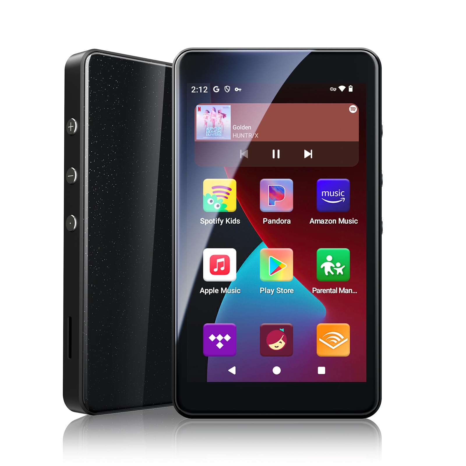 96GB MP3 Player with Bluetooth and WiFi Android 14 MP3 Player with Spotify Kids Play Store Pandora Amazon