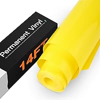 Vista 25 de HTVRONT Vinilo permanente beige – Rollo de vinilo adhesivo permanente beige brillante de 12" x 14 pies compatible con máquina de corte Cricut