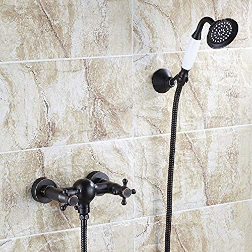 Robinet de douche noir rétro pour transformer votre salle de bain en spa
