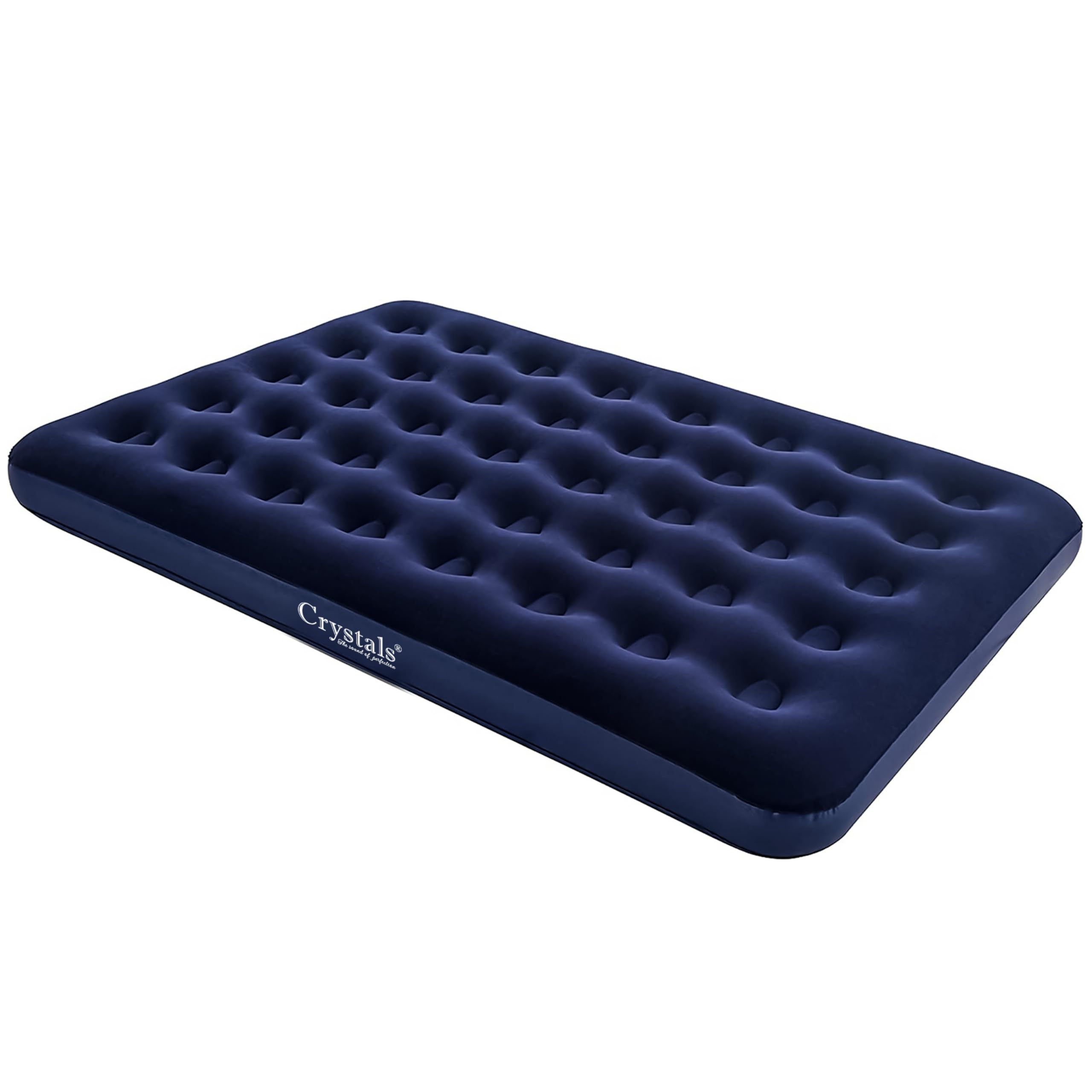Crystals Double Air Mattress Inflatable Camping Bed, Waterproof Blow Up Bed for Adults & Kids, Quick Inflate Portable Bed with 191x137cm