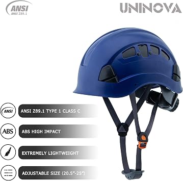 Hard Hat, OSHA Safety Helmet Construction, Vented Hardhats for Men