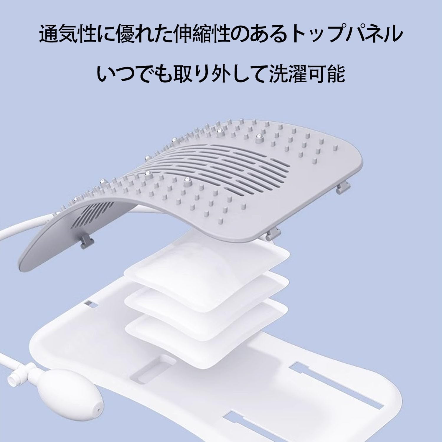 腰リラクサー、腰背部ストレッチマッサージャー、背中を開く 