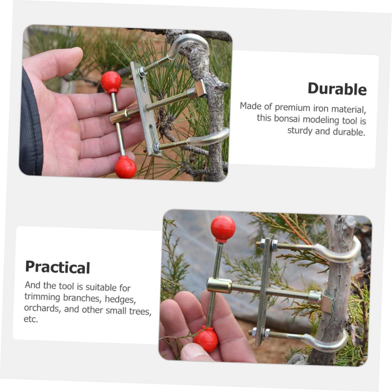 SUPVOX 3pezzi Strumento Per Modellare Rami Di Bonsai Attrezzo Da Giardino Per Potatura e Piegatura Utensile Per Giardinaggio Efficiente e Pratico Per Design Floreale Ottimale