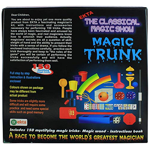 Image of EKTA Plastic Magic Trunk - The Classical Magic Show, Multi Color, Kids