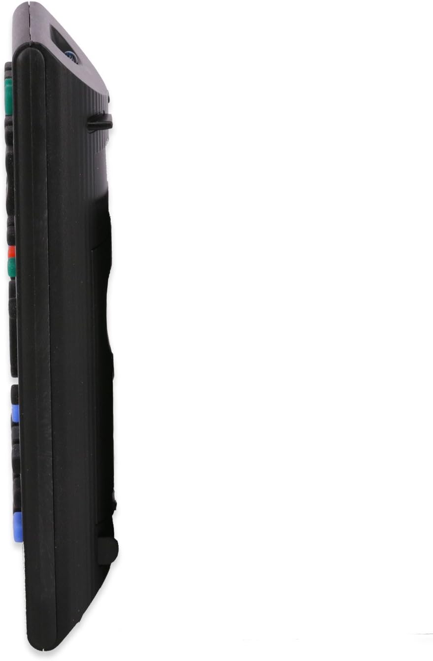 Back view of the LOUTOC RMT-B119A remote control with battery compartment open